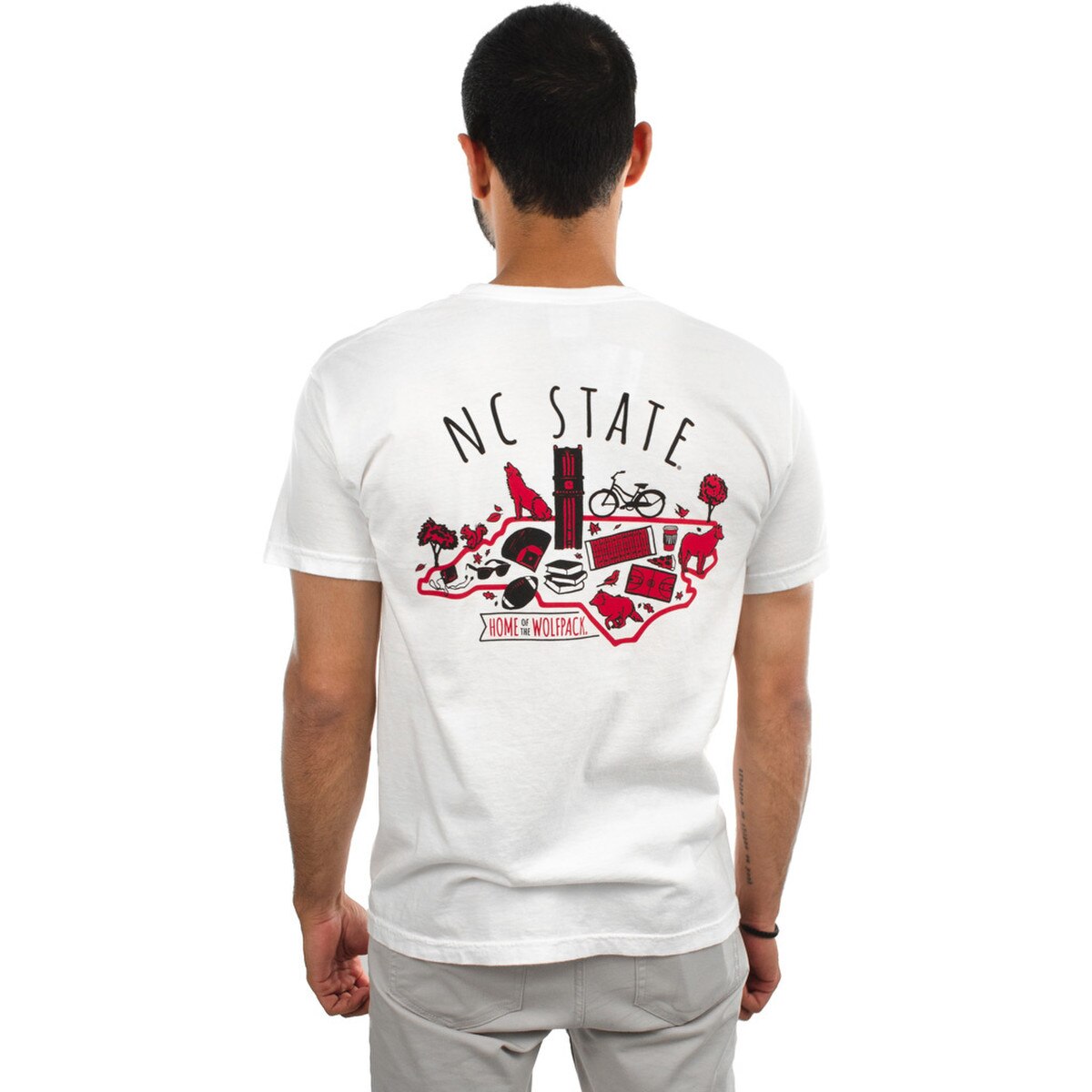 Comfort Colors Tee - White - NC Sta